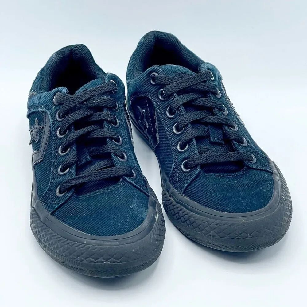 Converse All Star One Star black on black low sneakers - Kids 12